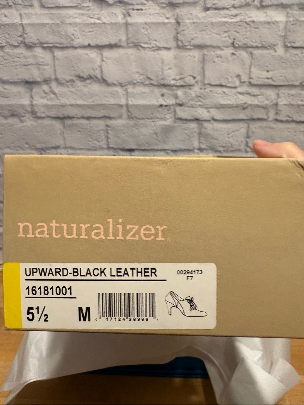 Naturalizer Classic Black Leather Lace-Up Women's Heeled Oxfords Size 5.5 - Picture 9 of 9